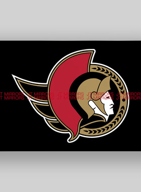 NHL加拿大渥太华参议员队冰球俱乐部队旗Ottawa Senators flags