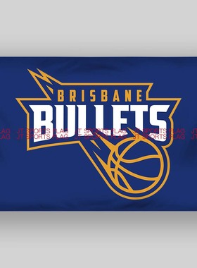 NBL澳大利亚国家篮球联赛Brisbane Bullets布里斯班子弹队旗旗帜