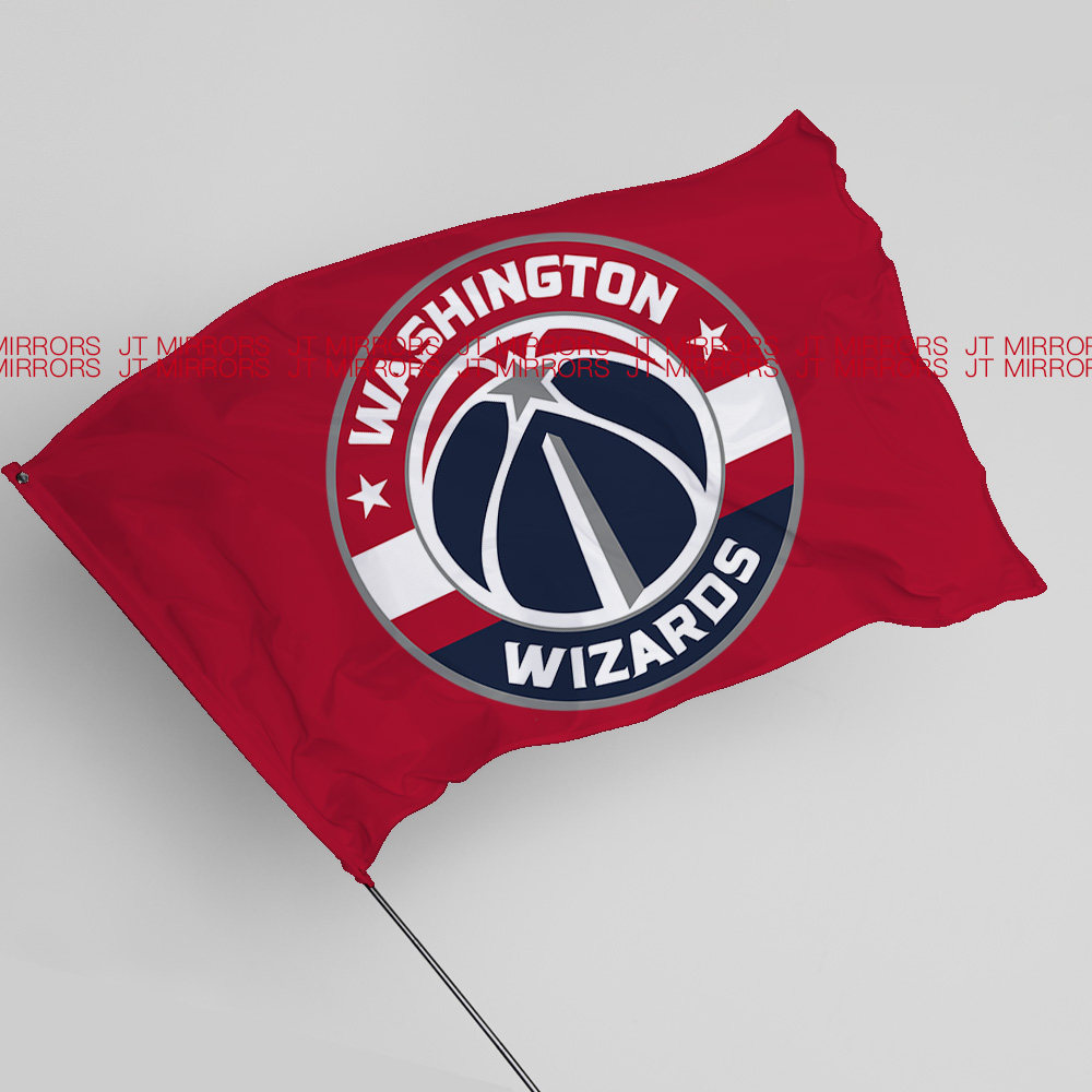 NBA华盛顿奇才篮球俱乐部周边队旗定制Washington Wizards flags