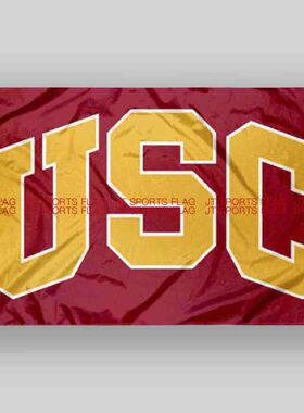 NCAA南加州大学特洛伊木马旗帜大学校旗班旗队旗USC Trojans Flag