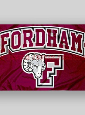 NCAA福特汉姆公羊大学校旗队旗旗帜定制定做Fordham Rams Flag