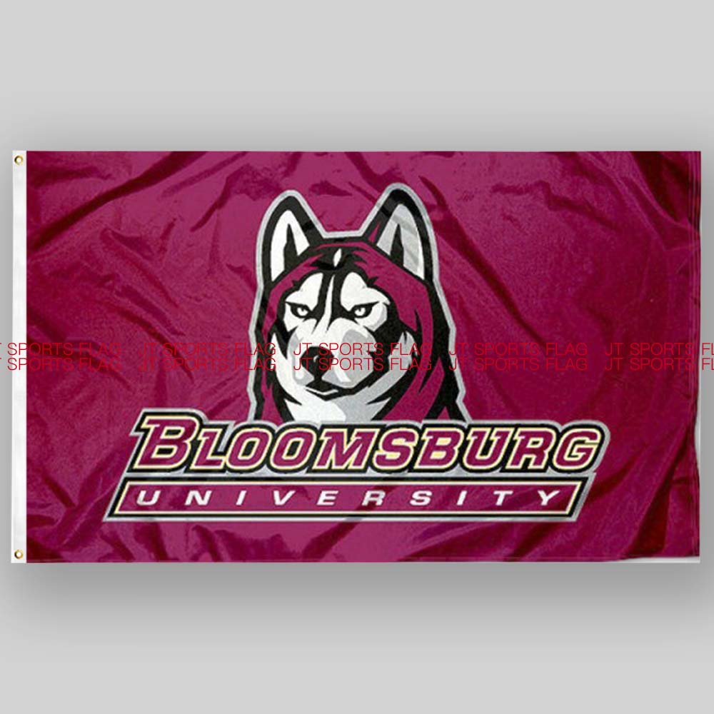 NCAA布卢姆斯堡哈士奇大学队旗旗帜定做Bloomsburg Huskies Flag