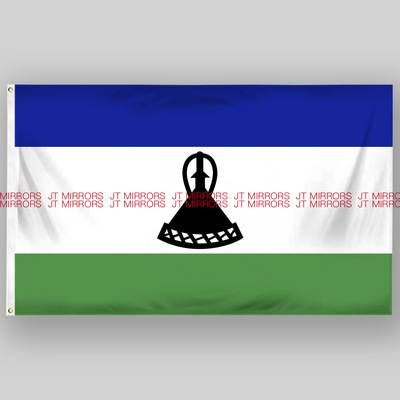 世界杯足球Lesotho Flag莱索托国旗旗帜定制定做Flag of Lesotho