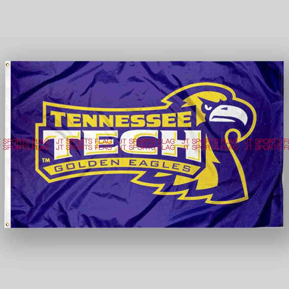 NCAA田纳西州科技金鹰旗帜Tennessee Tech Golden Eagles Flag 文具电教/文化用品/商务用品 旗帜 原图主图