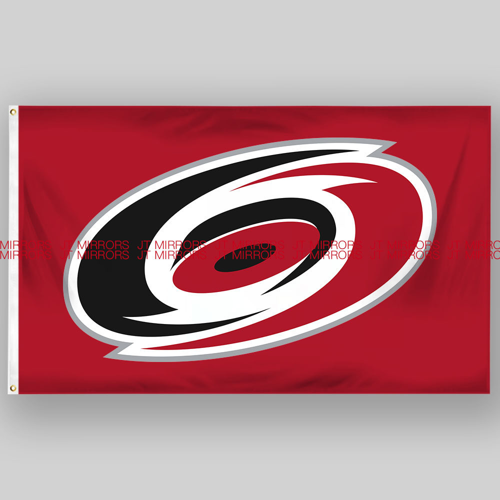 NHL美国飓风队曲棍球冰球俱乐部队旗Carolina Hurricanes