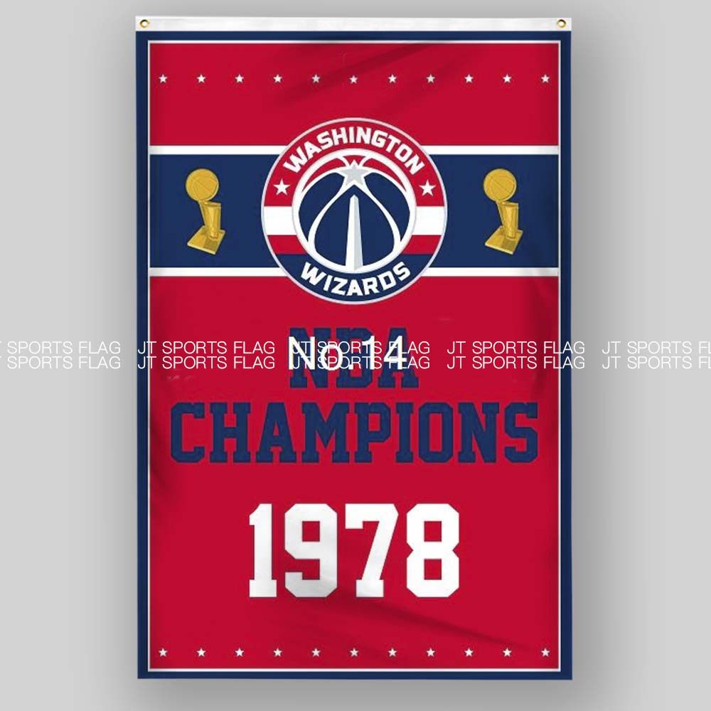 nba华盛顿奇才篮球俱乐部冠军旗帜队旗washington wizards flags