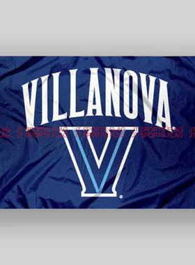 NCAA维拉诺瓦野猫旗帜大学校旗队旗定做Villanova Wildcats Flag