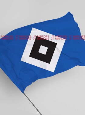 汉堡足球俱乐部球队宣传活动队旗旗帜定制定做Hamburger SV flag