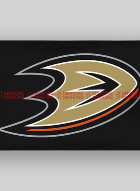 NHL美国阿纳海姆鸭队曲棍球冰球俱乐部队旗周边潮品Anaheim Ducks
