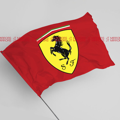 F1一级方程式赛车法拉利车队赛车旗旗帜Scuderia Ferrari flag