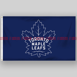 NHL加拿大多伦多枫叶队曲棍球冰球俱乐部队旗Toronto Maple Leafs