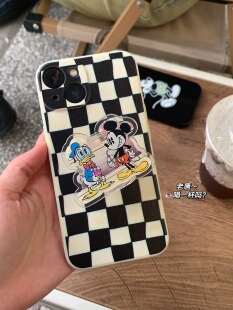 原创米奇唐老鸭喝咖啡手机气囊支架趣味可调节粘贴式追剧神器礼物