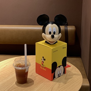 创意米奇头存钱罐客厅装饰卡通可爱摆件米老鼠收纳罐乔迁新居礼物