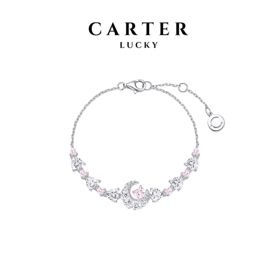 【鞠婧祎】同款幻梦心月S925手链