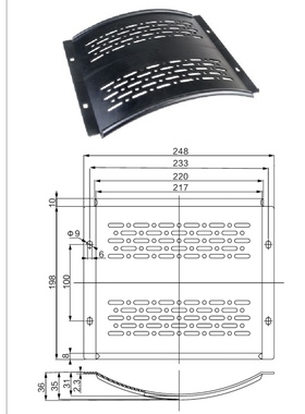MNS/GCS低压开关柜抽屉柜铜排黑色分段式封闭罩