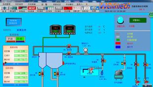水质在线监测系统组态王6.53仿真例程,带曲线,报表,报警等功能