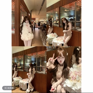 【现货】瑞茜·威瑟斯 冬日厚吐司 冬季甜美可爱风设计款时尚套装