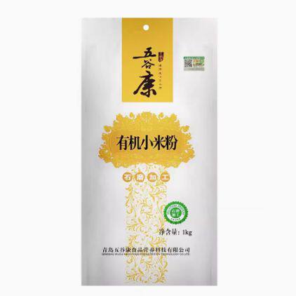五谷康有机小米粉1kg石磨加工