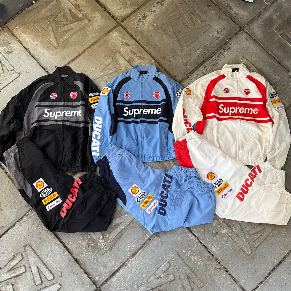 SUP Ducati Track Pants杜卡迪联名风衣运动服套装冲锋衣夹克