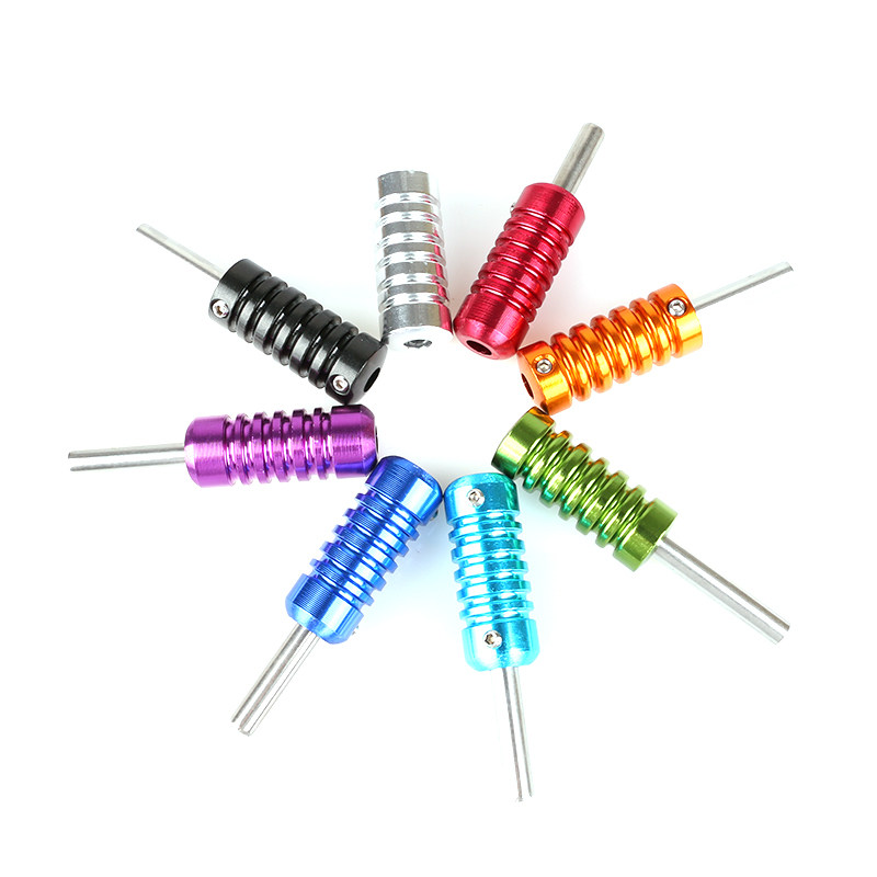 纹身专用手柄 铝手柄自锁不锈钢手柄多种纹身机器手柄 纹身机通用