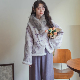 月上藤萝 优雅系上衣超仙阔腿裤 新中式 新款 国... 2026秋冬季