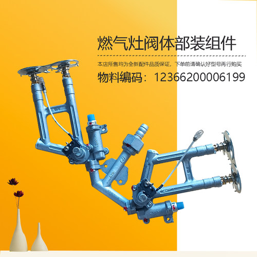 JZY-Q61B-QE1-Q39-Q62-HQ7-QG50美D燃气灶阀体部装组件总成喷嘴新