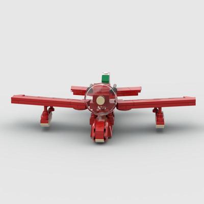 宫崎骏动画红猪波鲁克的水上飞机