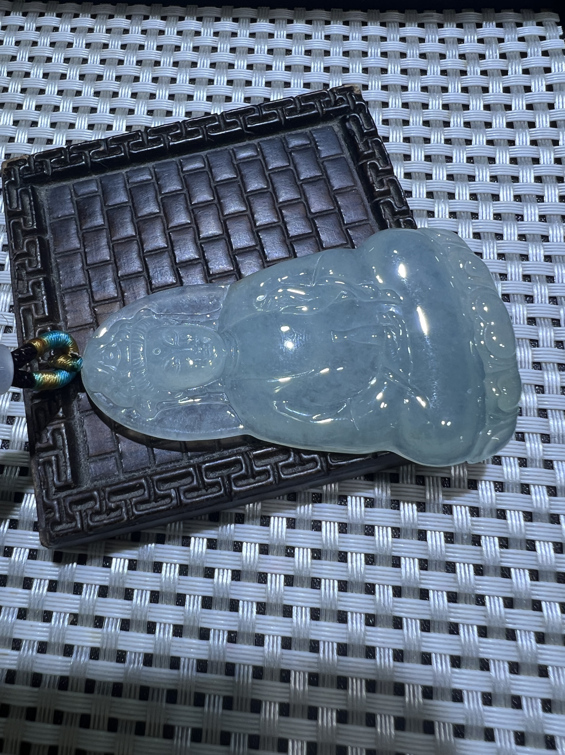 L天然缅甸翡翠A货冰种带黄翡大缅甸翡翠