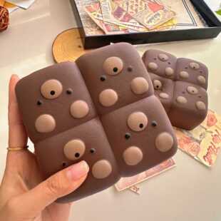 食物减压慢回弹玩具蛋糕吐司面包肌无力吸手指捏捏解压