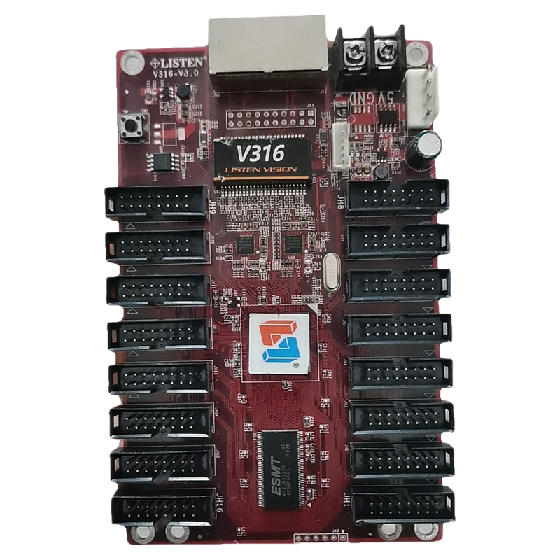 led广告屏同步全彩控制系统LS-V316同步接受卡V3.0版本