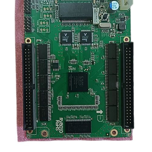 灵星雨RV801D接收卡带HUB75转接板