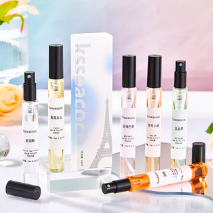 套装 香水淡浓香水持久邂逅柔情粉绿黄邂逅女士10ml品牌香水小样