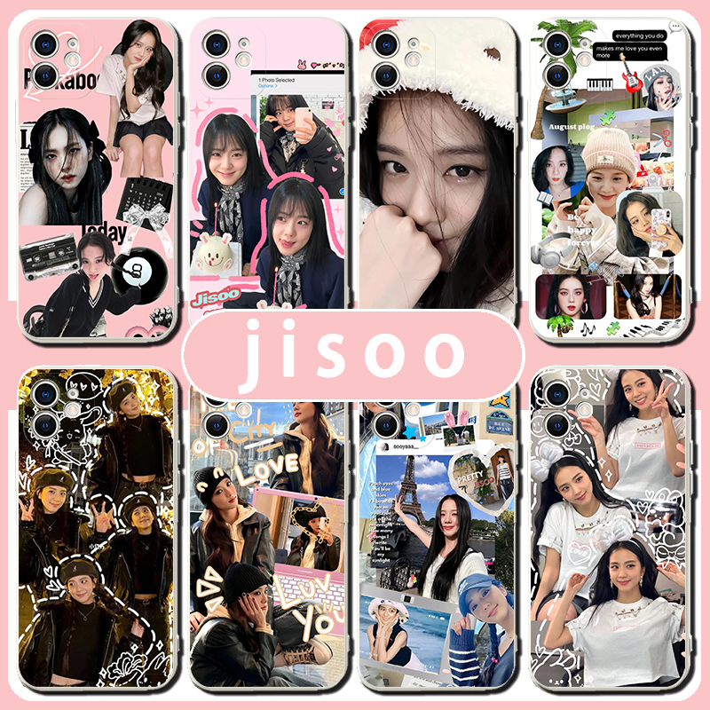 jisoo手机壳苹果16华为pu