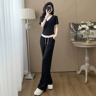 慵懒风两件套 洋气休闲运动套装 女2025新款 夏装 搭配一整套减龄时尚