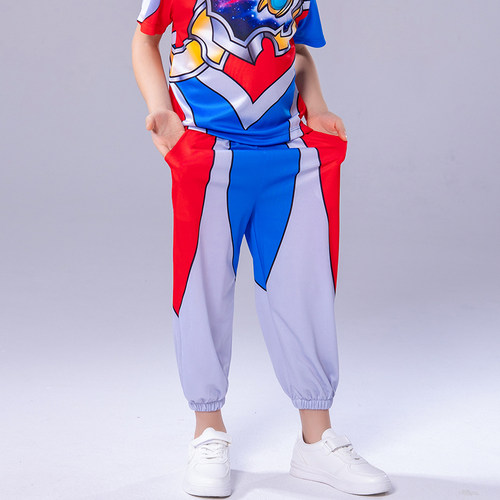 Ultraman奥特曼男童防蚊裤套装夏
