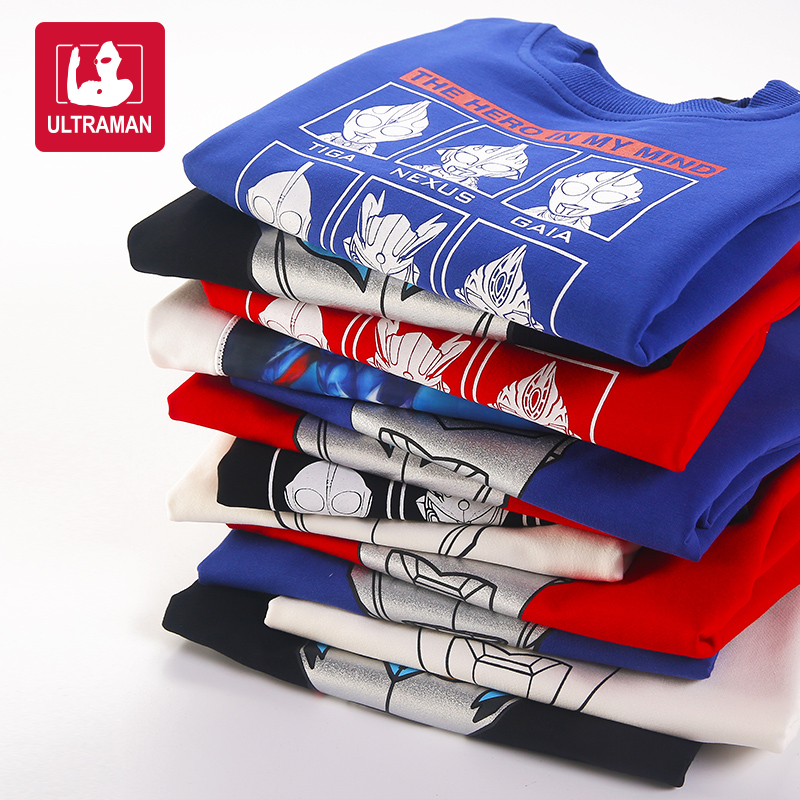 奥特曼长袖T恤男童洋气上衣打底