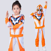 春秋儿童运动套装 洋气童装 新款 奥特曼女童衣服女孩格丽乔2026春季