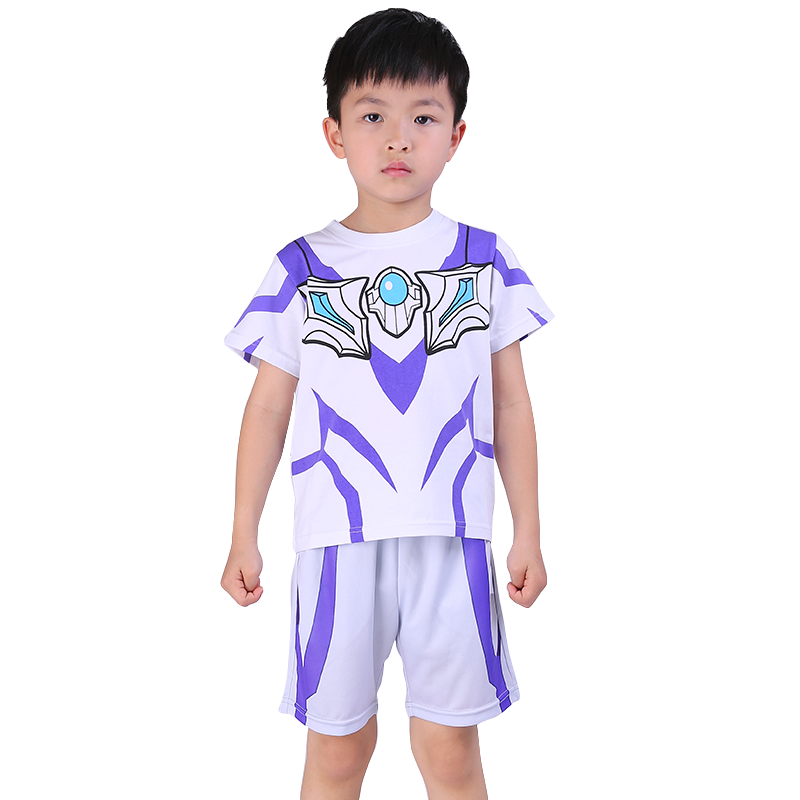 Ultraman奥特曼纯棉套装夏季儿童