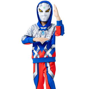 【断码清仓】奥特曼衣服男童春装套装潮帅气蜘蛛侠服装春秋儿童装