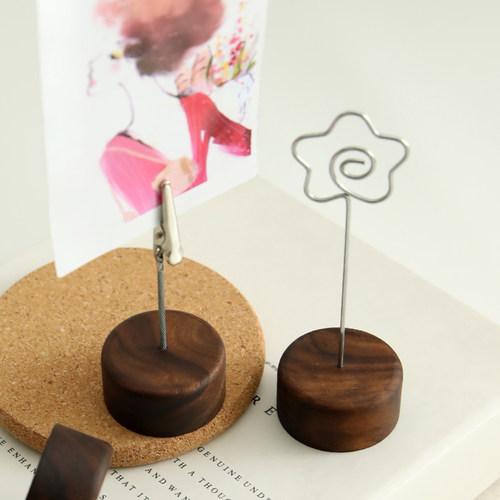 创意木质便签夹留言夹