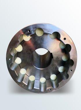 H带L尼龙弹性柱销轴器制动联联轴器HL7 HL3 HL4 H 5轮齿轮L联轴器