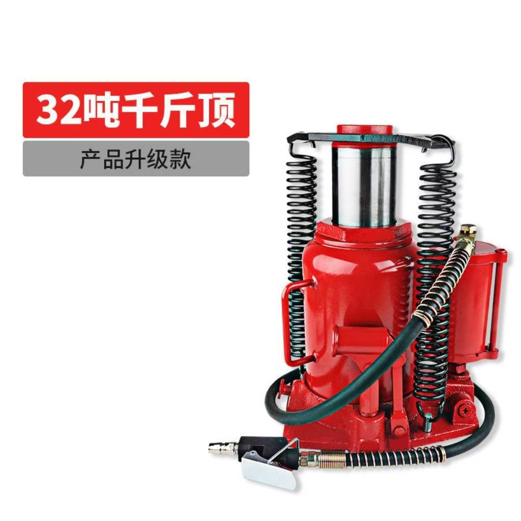 换胎斤顶动液压千斤 50T无品牌/气气动手动两千用千斤顶立式气顶