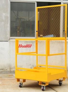 圳现货供应NK30ABC带叉载人平台货深叉车属具护栏高空载人平台