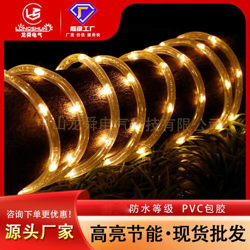 24v任皮线管绕剪灯PVC包胶防水室外树亮化工程可造型意UZF图案