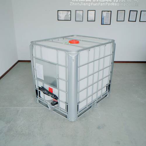 10TCW0L装吨桶 白色料污水桶吊0直供 1吨塑料包装容器化工涂方桶