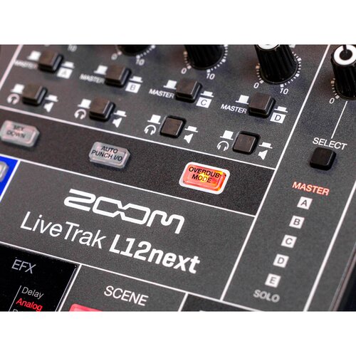 ZOOM LiveTrak L12Next 数字调音台/声卡/多轨录音机/便携工作站