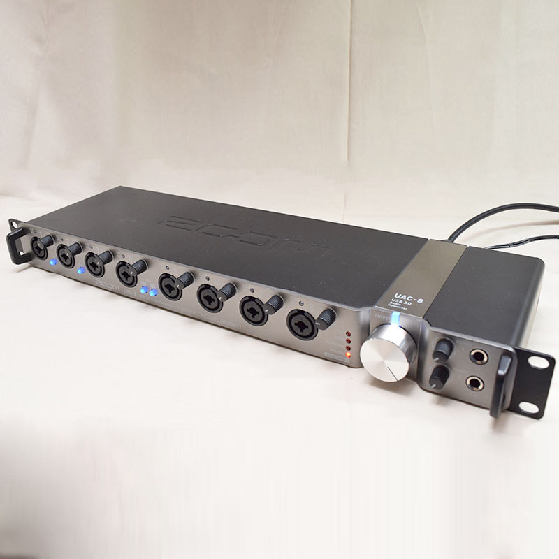 ZOOM UAC-8 八路/轨/通道USB3.0专业音频接口/声卡话放录混音编曲