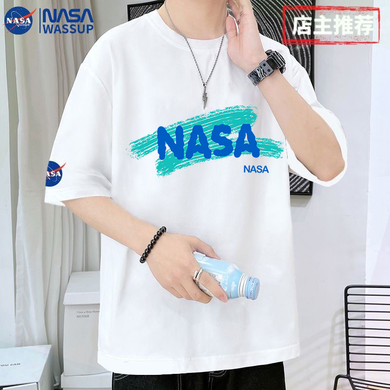 NASA联名纯棉短袖T恤2025新款