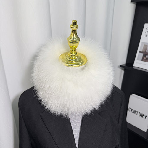 真狐狸毛围脖气质百搭秋冬加厚