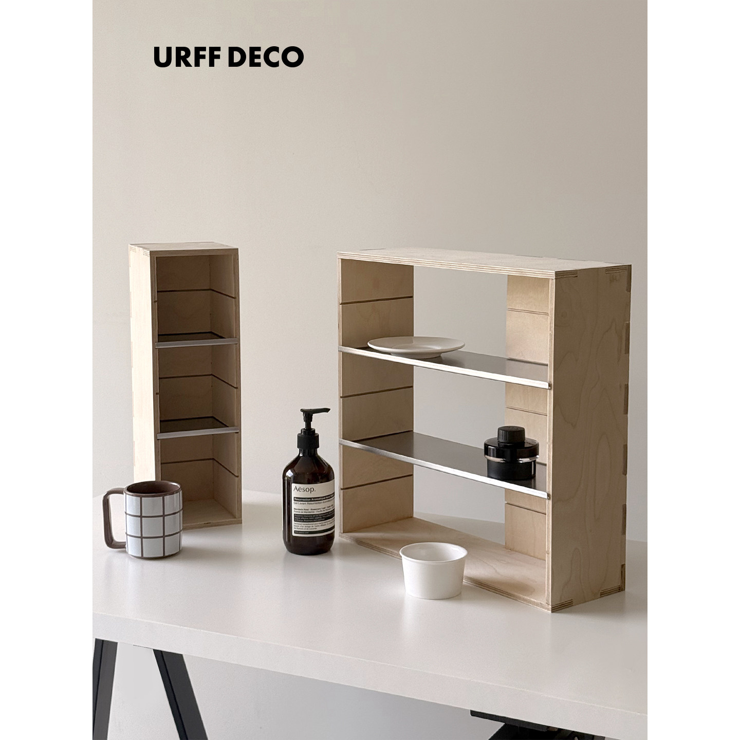 URFFDECO复合物不锈钢置物架图片
